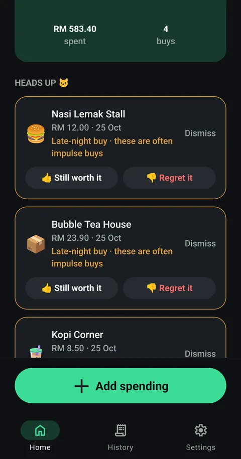 Masih berbaloi, atau menyesal?